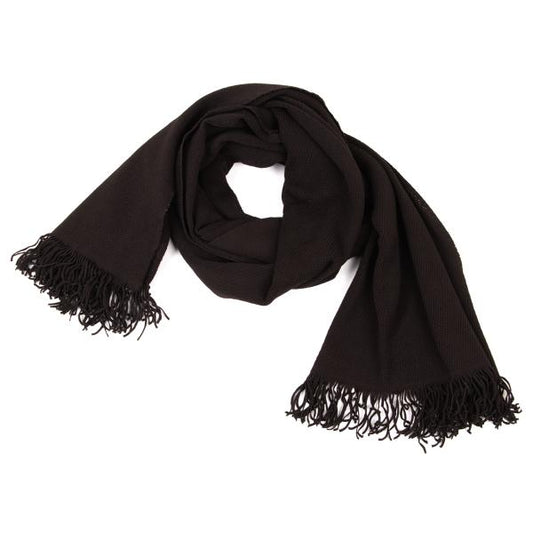 ISSEY MIYAKE A-POC Mesh Trim Scarf Brown