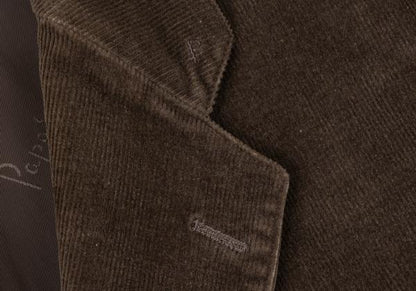 Papas Corduroy 3-Button Jacket Dark Brown Size L