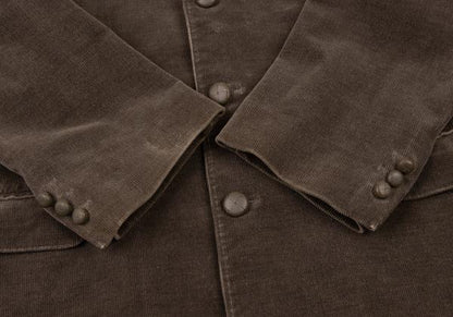 Papas Corduroy 3-Button Jacket Dark Brown Size L