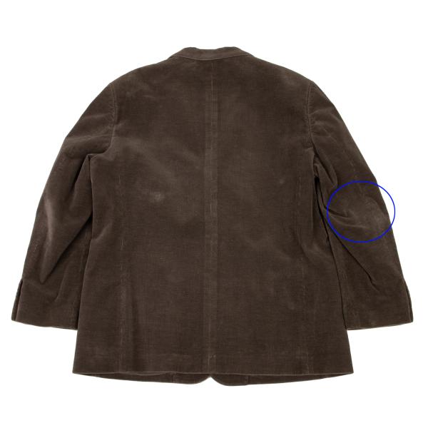 Papas Corduroy 3-Button Jacket Dark Brown Size L