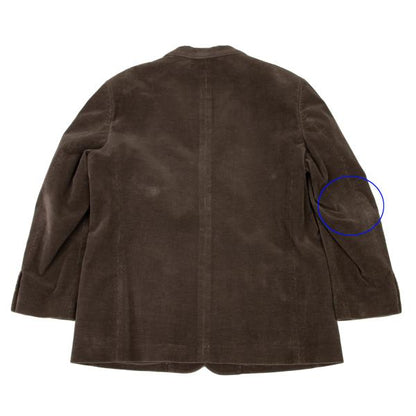 Papas Corduroy 3-Button Jacket Dark Brown Size L