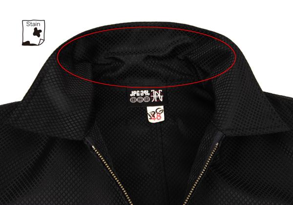 JPG by GAULTIER Diamond Jacquard Zip Blouson Black Size 48