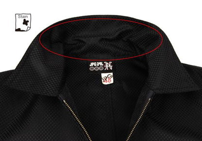 JPG by GAULTIER Diamond Jacquard Zip Blouson Black Size 48