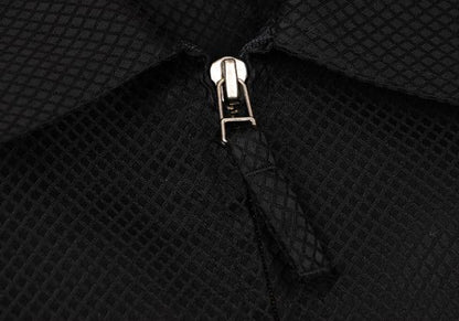 JPG by GAULTIER Diamond Jacquard Zip Blouson Black Size 48
