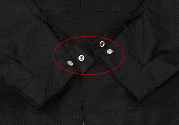 JPG by GAULTIER Diamond Jacquard Zip Blouson Black Size 48