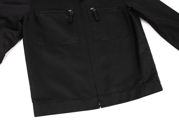 JPG by GAULTIER Diamond Jacquard Zip Blouson Black Size 48