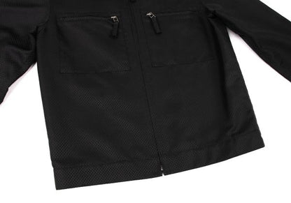 JPG by GAULTIER Diamond Jacquard Zip Blouson Black Size 48