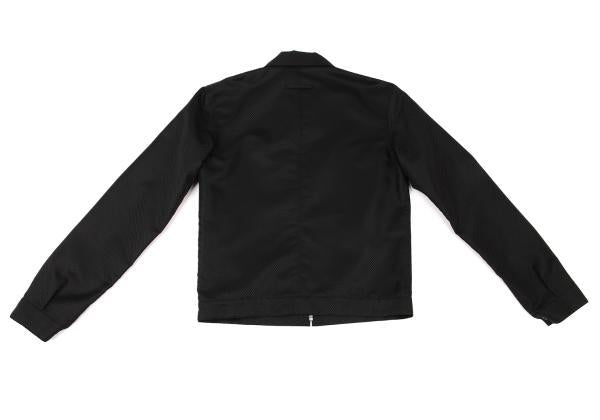 JPG by GAULTIER Diamond Jacquard Zip Blouson Black Size 48