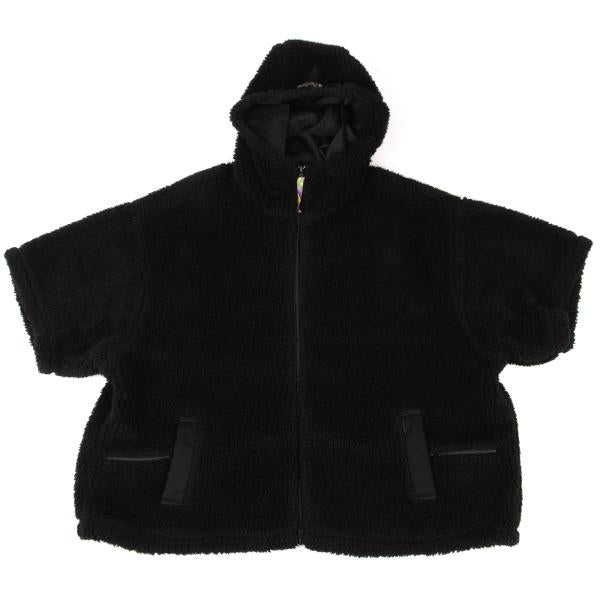 is-ness x NORDISK Poly Short Sleeve Boa Jacket Black Size L