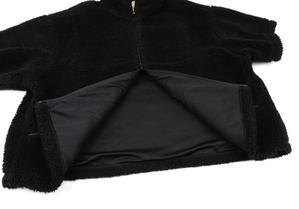 is-ness x NORDISK Poly Short Sleeve Boa Jacket Black Size L