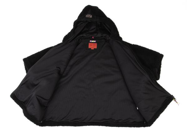 is-ness x NORDISK Poly Short Sleeve Boa Jacket Black Size L