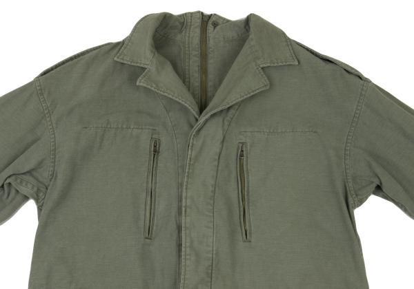 LIMI feu Cotton Back Zip Jacket Light Khaki Size S