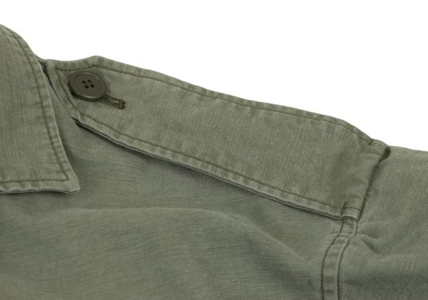 LIMI feu Cotton Back Zip Jacket Light Khaki Size S