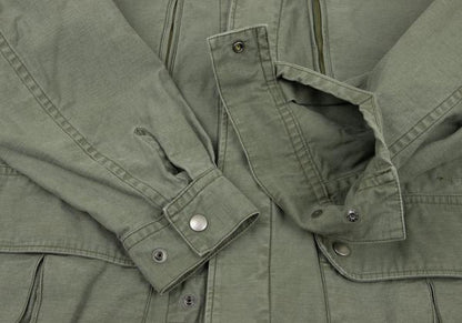 LIMI feu Cotton Back Zip Jacket Light Khaki Size S