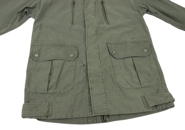 LIMI feu Cotton Back Zip Jacket Light Khaki Size S