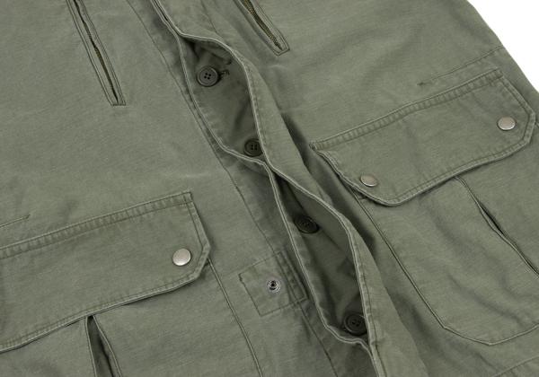 LIMI feu Cotton Back Zip Jacket Light Khaki Size S