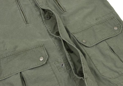 LIMI feu Cotton Back Zip Jacket Light Khaki Size S