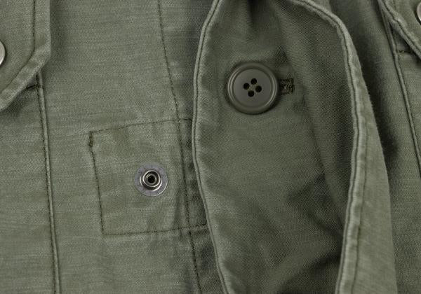 LIMI feu Cotton Back Zip Jacket Light Khaki Size S