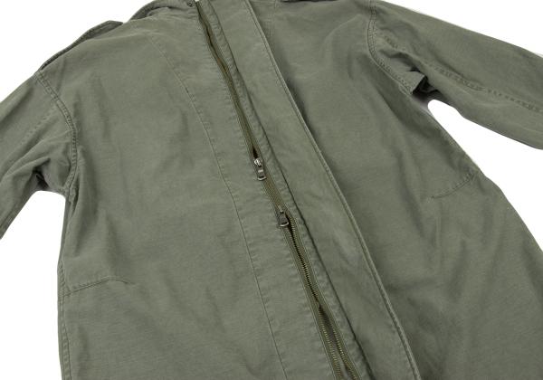 LIMI feu Cotton Back Zip Jacket Light Khaki Size S