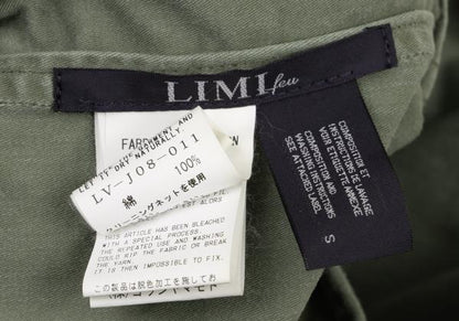 LIMI feu Cotton Back Zip Jacket Light Khaki Size S