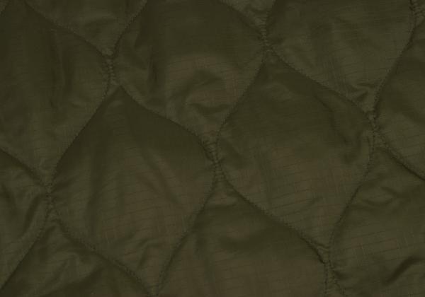FURRY Quilted Long Down Jacket Olive Size F