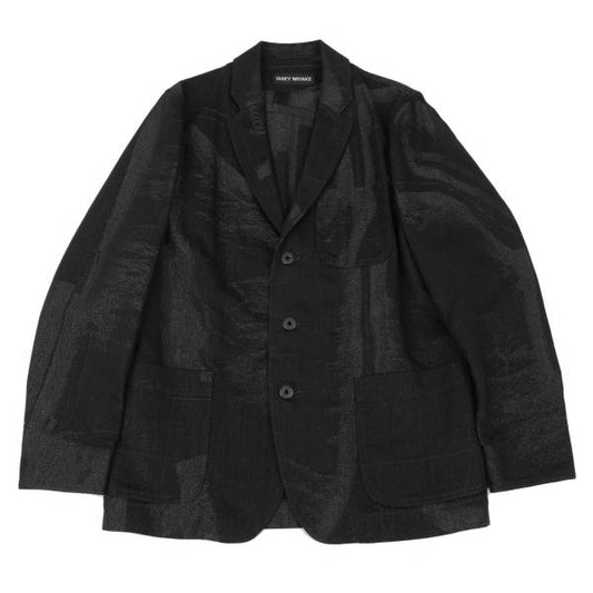 ISSEY MIYAKE MEN A-POC INSIDE Lame Jacket Black Size 4