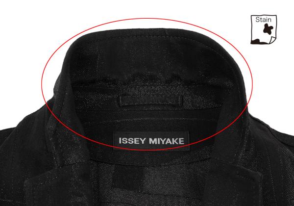 ISSEY MIYAKE MEN A-POC INSIDE Lame Jacket Black Size 4