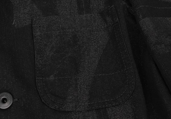 ISSEY MIYAKE MEN A-POC INSIDE Lame Jacket Black Size 4