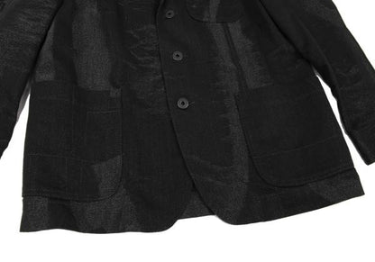ISSEY MIYAKE MEN A-POC INSIDE Lame Jacket Black Size 4