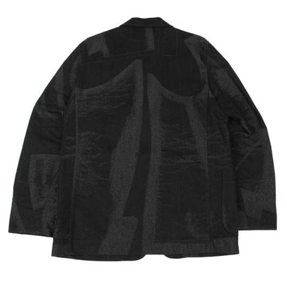 ISSEY MIYAKE MEN A-POC INSIDE Lame Jacket Black Size 4