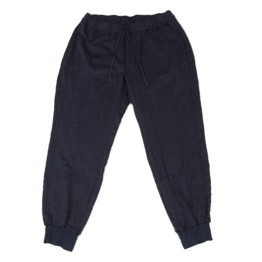 ISSEY MIYAKE MEN 16SS Poly Cotton Pants Navy Sweatpants Size 3