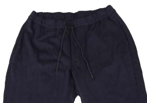 ISSEY MIYAKE MEN 16SS Poly Cotton Pants Navy Sweatpants Size 3