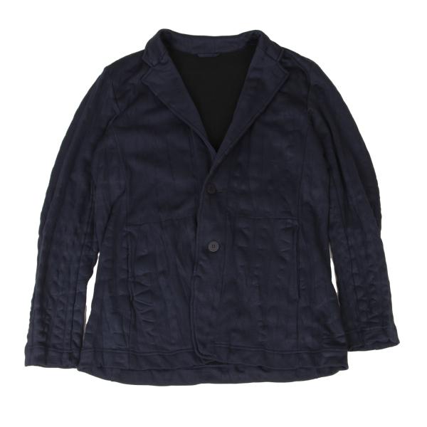 ISSEY MIYAKE MEN 16SS Poly Cotton Shibori Jersey Navy Size 3