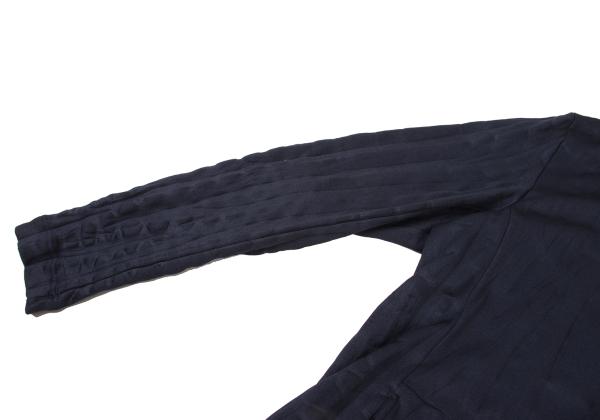 ISSEY MIYAKE MEN 16SS Poly Cotton Shibori Jersey Navy Size 3