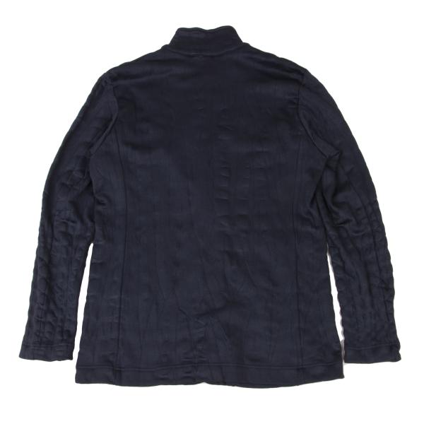 ISSEY MIYAKE MEN 16SS Poly Cotton Shibori Jersey Navy Size 3