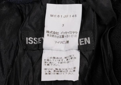 ISSEY MIYAKE MEN 16SS Poly Cotton Shibori Jersey Navy Size 3