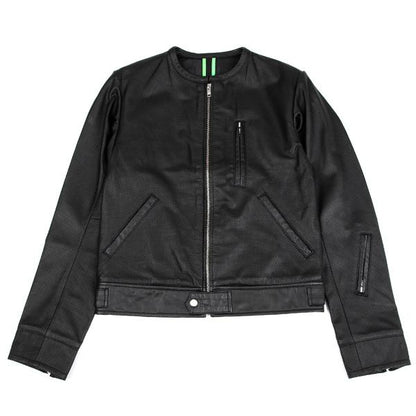 Y-3 15SS Sheepskin Mesh Back 3-Stripes Jacket Black Size XS