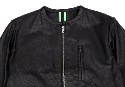 Y-3 15SS Sheepskin Mesh Back 3-Stripes Jacket Black Size XS