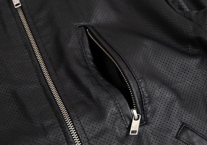 Y-3 15SS Sheepskin Mesh Back 3-Stripes Jacket Black Size XS