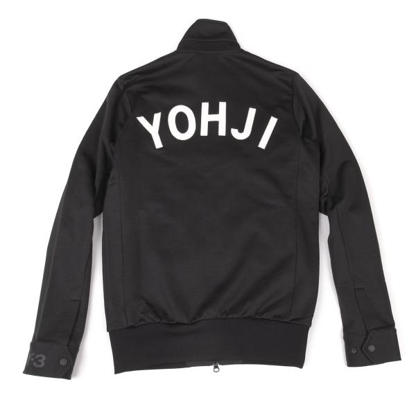 Y-3 Black Back Logo Patch 3-Stripes Track Jacket Size XS