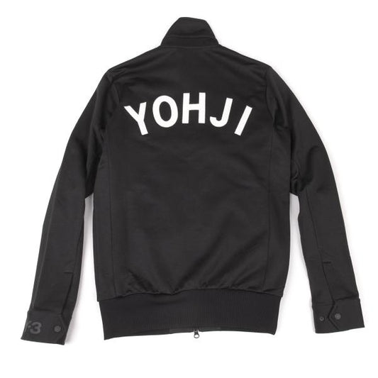 Y-3 Black Back Logo Patch 3-Stripes Track Jacket Size XS
