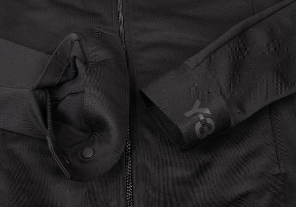 Y-3 Black Back Logo Patch 3-Stripes Track Jacket Size XS