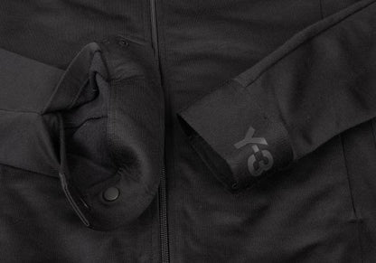 Y-3 Black Back Logo Patch 3-Stripes Track Jacket Size XS