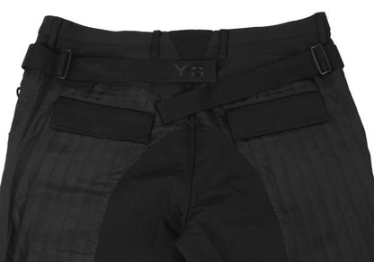 Y-3 Poly Switching Side Belt Joggers Black Size M