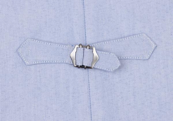 LANVIN en Bleu Linen Poly 3-Piece Suit Blue Size 48