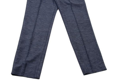 LANVIN en Bleu Linen Poly 3-Piece Suit Blue Size 48