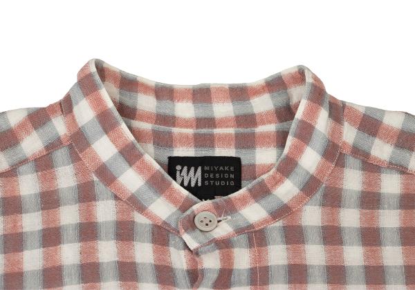 ISSEY MIYAKE MIYAKE DESIGN STUDIO Check Shirt White Size M
