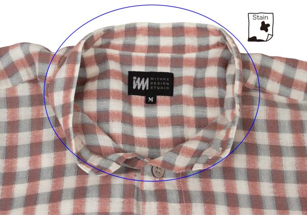 ISSEY MIYAKE MIYAKE DESIGN STUDIO Check Shirt White Size M