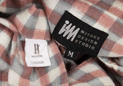 ISSEY MIYAKE MIYAKE DESIGN STUDIO Check Shirt White Size M