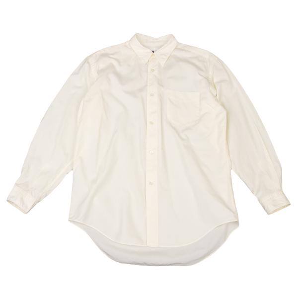 ISSEY MIYAKE Cotton Basic Long Sleeve Shirt White Size L